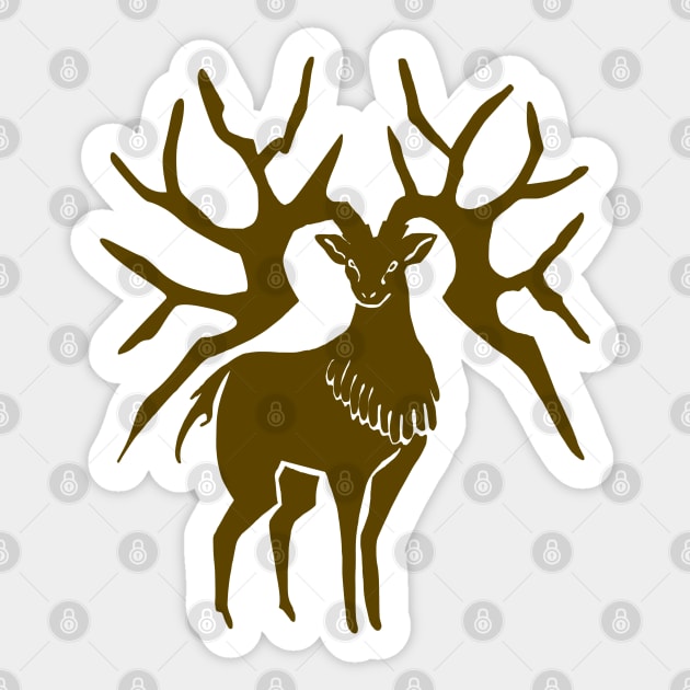 Golden Deer - Fire Emblem Sticker by Modeko